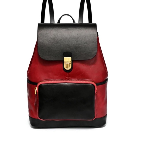 Old Trend Out West BackPack black  and Red Women's Backpack - Picture 1 of 12
